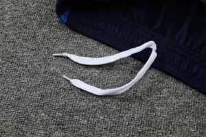 2022 France Training Suit Short Sleeve Kit White Blue 16