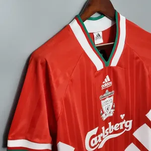 93-95 Retro Liverpool Soccer Jersey Home S-2XL 1