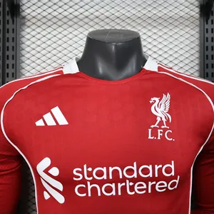 25-26 Liverpool Home Player Version Kit Football Long Sleeve Sino Shirt Sino AAAAJersey Supply Yupoo 3