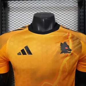 25-26 Roma Away Player Version Kit Football Sport Shirt AAAAJersey Supply Yupoo 3