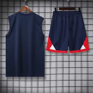 22-23 PSG vest training kit kit dark blue and red stripe 10
