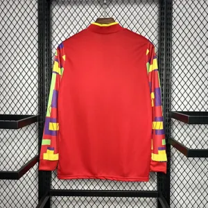 95-96 England Retro GoalKeeper Long Sleeve Kit Vintage Shirt Soccer AAAAJersey Yupoo 3
