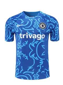 22-23 Chelsea training suit Short Sleeve kit Blue Camo 15