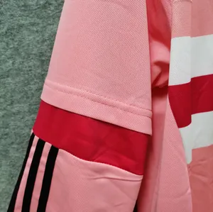 15-16 Juventus away pink long sleeve Football Jersey S-2XL 7