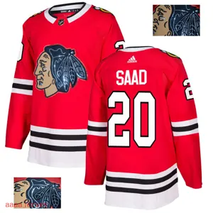 2018 Chicago Blackhawks ice hockey jersey M-3XL 芝加哥黑鹰队时尚亮片款冰球服 14