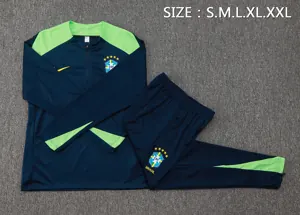 2024 Brazil Long Sleeve Training Suit Football Shirts 1