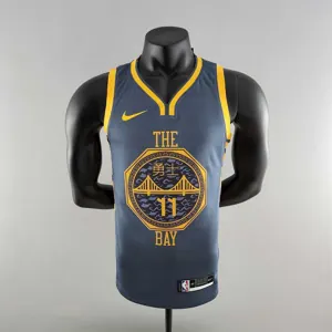 2018 HOMPSON #11 Golden State Warriors Grey NBA Jersey
