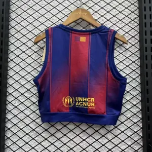 25-26 Barcelona Home Women Yoga Vest Football Sino Kit AAAAJersey Supply Yupoo 1