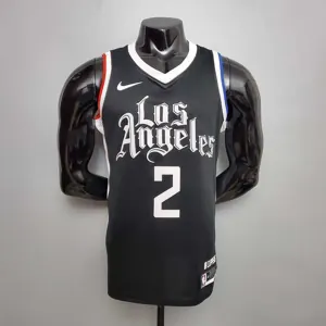 New LEONAR0#2 Los Angeles Clippers Black