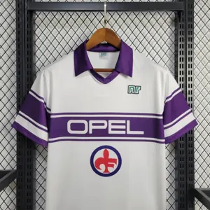 84-85 Fiorentina Away Retro Kit Vintage Shirt Football AAAAJersey Supplier 3