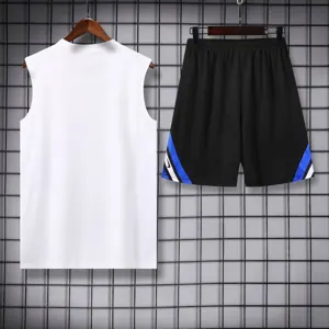 25-26 Inter Milan Retro White Training Kits Football Vest Suits 2