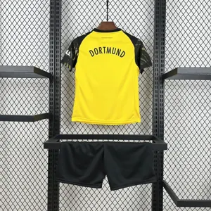 25-26 Borussia Dortmund Home Kids Kits Youth Apparels Yellow AAAAJersey Supplier Yupoo 1