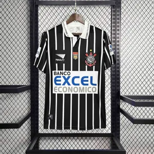 98-99 Corinthians Away Retro Kit Vintage Shirt AAAAJersey Supplier Yupoo