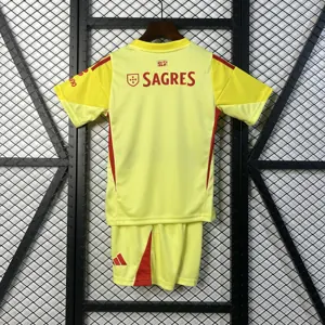 25-26 Benfica Yellow Goalkeeper Kid Kits Youth Apparels Sino AAAAJersey Supply Yupoo 5