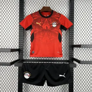 2026 World Cup Set Egypt Home Kids Kit Football Youth Apparels AAAAJersey Supply Yupoo 6