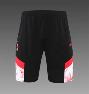 22-23 AC Milan vest training suit kit black red 6