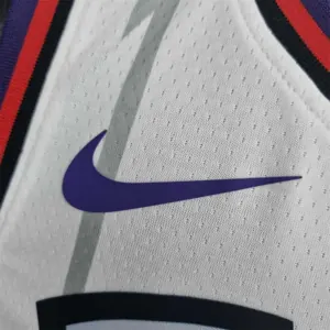 Toronto Raptors VANVLEET#23 White NBA Jersey 3