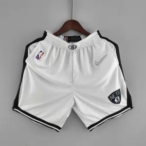 75th anniversary Brooklyn Nets White NBA shorts
