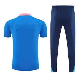 25-26 Atletico Madrid Blue POLO Training Kits Football Tracksuits 2