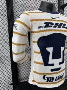 24-25 Pumas Home Long Sleeve Player Version Shirt Sport AAAAJersey Yupoo 1