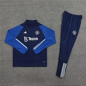23-24 Manchester United Long Sleeve Training Suit Yupoo 1