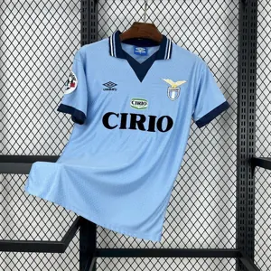 96-97 Lazio Home Retro Kit Vintage Shirt AAAAJersey Supply Yupoo