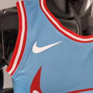 Chicago Bulls BALL#2 Blue NBA Jersey 8