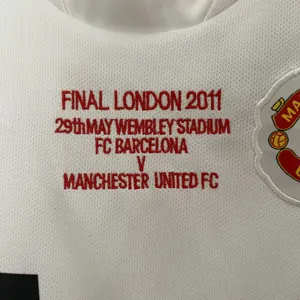 10-11 Manchester United Away Champions League Retro Kid Kits Youth Apparels AAAAJersey Yupoo 9