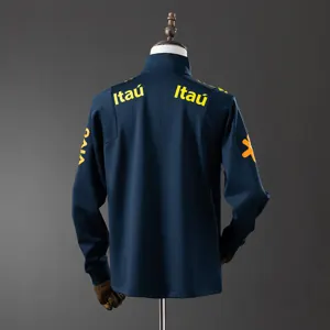 2025 Brazil long-sleeved Black windbreaker jacket 1