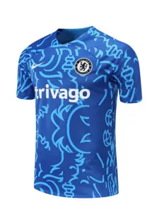 22-23 Chelsea training suit Short Sleeve kit Blue Camo 18