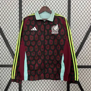 2024 Mexico Trench Coat Reversible Windbreaker Double-Sides Jacket Soccer AAAAJersey Yupoo 2