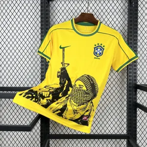 1998 Retro Brazil x Soldier Home Kit Football Vintage Shirt AAAAJersey Supply Yupoo