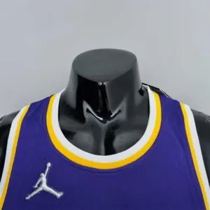 75th Anniversary Rondo #4 Los Angeles Lakers Jordan Purple NBA Jersey 8