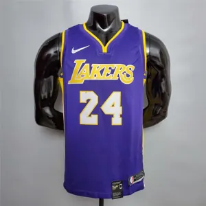 Bryant #24 Lakers purple yellow