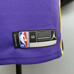 New Lakers Jordan Young #0 Theme Purple Round Neck 4
