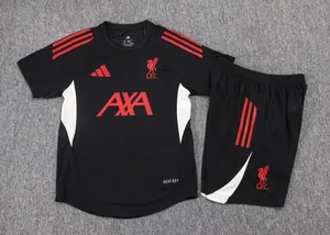 25-26 Liverpool Black Training Player Version Kits Football Tracksuits 1