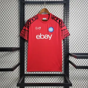 23-24 Napoli Red Training Suit Size S-4XL Soccer Jersey