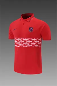 Atletico Madrid Polo red chest print 15
