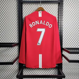 07-08 Manchester United home Long Sleeve 3