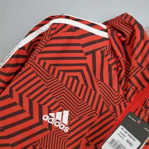 21-22 Ajax Red and Black Stripes Windbreaker 4