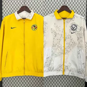 2024 Club America Trench Coat Reversible Windbreaker Double-Sides Jacket Soccer AAAAJersey Yupo