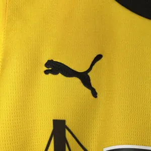 23-24 Kids Dortmund home size 16-28 Soccer Jersey 1