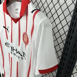 25-26 Girona Home T-Shirt Football Apparels Soccer AAAAJersey Yupoo 4