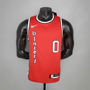 LILLARO#0 Trail Blazers Retro Red