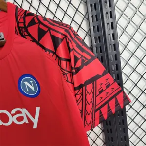 23-24 Napoli Red Training Suit Size S-4XL Soccer Jersey 1