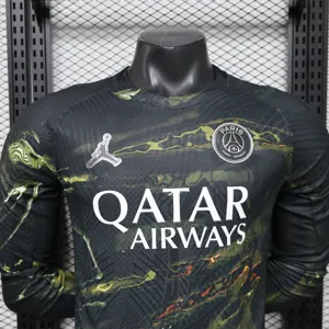 26-27 PSG x Stadium Night Forth Kit Player Edition Soccer Long Sleeve Shirts AAAAJersey Supply Yupoo 3
