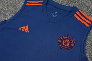 22-23 Manchester United vest training suit kit navy blue 8