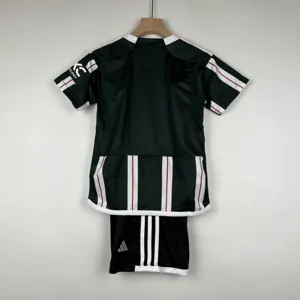23-24 Manchester United kids away size 16-28 Soccer Jersey 5