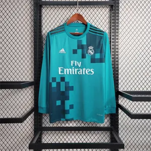17-18 Real Madrid third away Long sleeve 8