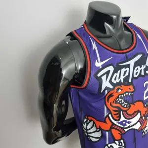 Toronto Raptors VANVLEET#23 Purple NBA Jersey 2